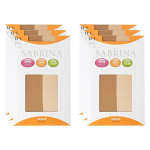 Gunze Sabrina Smooth Zokki PS Natūralaus Dydžio Kojinės, 3 Porų Rinkinys, SP76, Moteri&scaron;kos, (Rinkinys 2, 3 poros rinkinys), Smėlio spalvos, L-LL
