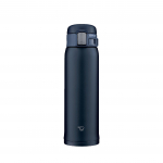 Zojirushi termosas 480ml vandeniui, lengvas, standartinis, kar&scaron;tam/&scaron;altam, tamsiai mėlynas butelis, vieno mygtuko puodelis, & kompakti&scaron;kas, tipas, & izoliacija, mėlynas, SM-SF48-AD