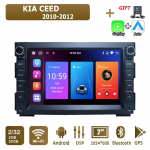 Android automobilio radijas KIA CEED 2010-2012 m. Carplay pagrindinis įrenginys 2Din automobilio stereosistema Navigacija 2+32GB 2+32GB
