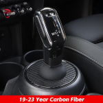 Pavarų perjungimo svirties dulkėms atsparus dangtelis, skirtas Mini Cooper F55 F56 F54 F57 Countryman Clubman automobilių priedai Dekoratyvinis apsauginis dangtelis black