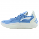 Li Ning Jimmy Butler 3 Madingi Patogūs Odos Audinio Žemi Bėgimo Batai Unisex Kedai Mėlyni Balti ABAU107-16 39⅔ gray