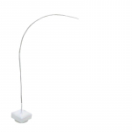 Balionų arkos stovas - Reguliuojamas lenktas balionų stulpelio laikiklis su vandeniu užpildoma baze vestuvėms ir vakarėliams 8.2inch white