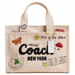 Coach Daugiafunkcinė rankinė 26, su pie&scaron;iniu &bdquo;Sketch Print&ldquo;, natūrali, daugiaspalvė, kasdieniam ne&scaron;iojimui, CAM64-B4NP Basic Set (Bag+Dust Bag)