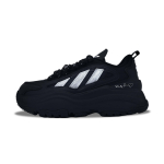 Adidas Originals OZGAIA Chain Shadow Abrasion Resistant Low top Chunky Sneakers Unisex Black JQ4110(Team1246-) 38 black