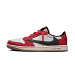 Travis Scott X Jordan Air Jordan 1 Vintažiniai krep&scaron;inio batai Unisex žemi juodi DZ4137-700(Komanda1677- ) 35.5