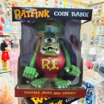 Unikali motociklininkų kultūra Rat Fink Kiaulytė Pvc Modelis Barui Ar Kavinei Dekoruoti Standard