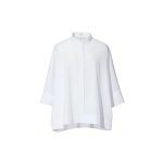 Uniqlo X Jil Sander +J Bendradarbiavimo serija Medvilniniai plačių rankovių trijų ketvirčių rankovių mar&scaron;kiniai Moteri&scaron;ki mar&scaron;kiniai Balti 437793-00 XS gray