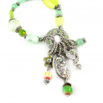 Les Tr&eacute;sors De Lily [E0462] - Bracelet Cr&eacute;ateur 'Thalassa' Vert žalia