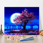 Skaitmeninė aliejinė tapyba Meno numeriai Aliejinė tapyba Namų dekoravimas Drobė &bdquo;Pasidaryk pats&ldquo; Tapyba pagal skaičius 40x50cm no frame