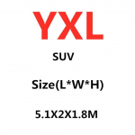Universalūs visureigio / sedano pilni automobilio dangteliai lauko vandeniui atsparūs saulės lietui sniego apsauga nuo UV automobilio skėčio sidabro S-XXL automobilio dėklo dangtelis SUV-YXL-5.1X2X1.8M