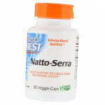 Nattokinazė ir serrapeptazė, Natto-Serra, Doctor's Best 90 daržovių kepurėlių (72327004)