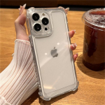 Prabangus smūgiams atsparus skaidrus dėklas, skirtas iPhone 16 15 14 13 12 11 Pro Max X Xs XR Max 7 8 Plus buferio dėklų dangtelis iPhone 13 Pro