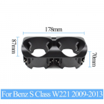 Automobilio centrinės konsolės vandens gėrimų puodelių laikiklio dangčio skydelis skirtas Mercedes Benz S Class W221 S300 S350 S400 S500 2009-2013 m. Black 1PC