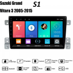 9 colių Android automobilinis radijas, skirtas Suzuki Grand Vitara 3 2005-2015 2D multimedijos grotuvas Carplay galvos blokas WIFI 2+32GB