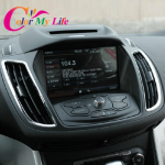 &bdquo;Color My Life&ldquo; chromo priekinio oro kondicionavimo angos dengimo apskritimas dekoratyvinis blizgučiais puo&scaron;tas lipdukas &bdquo;Ford Kuga Escape 2013&ldquo; -