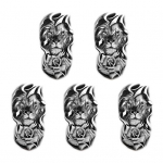 Kūno tatuiruotė Gražiai atrodo lengvai pa&scaron;alinama Patogi vartotojui netikra kūno tatuiruotė Black White Tiger Laikina tatuiruotė netikra kūno tatuiruotė kojoms