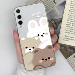 Telefono dėklas, skirtas Huawei Y9s P Smart 2019 P40 P20 P30 P10 Lite Cover Cute Bear Love Heart matinis apsauginis skaidrus mink&scaron;tas silikonas, skirtas Huawei buferiui Huawei P Smart 2019