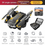 Drone 5G WIfi Drone 8K HD oro kamera įvairiakryptė i&scaron;manioji kliūčių i&scaron;vengimo &scaron;epetėlis sulankstomas keturkopteris RC5000M 8K Single Camera-1Battery geltona