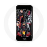 Dėklas - Red Bull - Samsung Galaxy S6 edge - Kietas - Juodas - Formulė 1 Max Verstappen