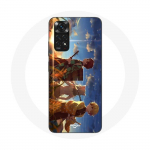 Coque pour Xiaomi Redmi Note 11S Tanjiro Inosuke et Zenitsu Demon Slayer Kimetsu no Yaiba Anime Manga