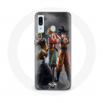 Coque pour Samsung Galaxy A30 Sangoku naruto Luffy one piece Dragon Ball z 3D Anime manga - Maniacase