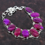 Violetinė ugnies labradorito karoliai rankų darbo papuo&scaron;alai 925 sterlingų sidabro karoliai, reguliuojami grandinės karoliai, antikvariniai brangakmenių karoliai dovanoms Adjustable