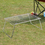 Sulankstytas laužas, dujinis kepsninė, kepsninė, kepsninė, kepimo grotelės, stovyklavietė