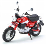 1/12 &bdquo;Honda Monkey&ldquo; motociklo žaislinis metalinis modelis &bdquo;Super Sport&ldquo; miniatiūrų kolekcija, garso ir &scaron;viesos dovana berniukams raudona
