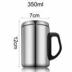 500 ml nerūdijančio plieno kelioninis izoliuotas puodelis kavos / vandens / arbatos puodelis 350 ml dovana Nauja 350ML