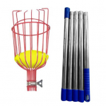 Vaisių skynimo stulpas Teleskopinis sujungiamas strypas su metaliniu i&scaron;traukiamu skynimo stulpu