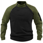 Vyri&scaron;kas lauko striukė Medžioklė Drabužiai &Scaron;ilti Užtrauktukai Vilnas megztinis Vyras Neper&scaron;lampamas pavasarinis žieminis paltas Termo apatinis trikotažas L armijos žalia spalva