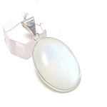 Moonstone Gemstone Handmade 925 Sterling Silver Jewelry Pendant 1.65 z7j41