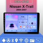 Automobilio radijas Android Auto Carplay, skirtas Nissan X-Trail 2004-2007 Multimedijos grotuvo galvos blokas Stereo GPS navigacija BT WIFI 1+16GB 1+16GB