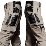 Vyri&scaron;kos kelnės Lauko ki&scaron;enė Vandeniui atsparios Ripstop kelnės Darbiniai drabužiai Žygio kelnės Bėgiojimo kelnės Vyri&scaron;ki drabužiai L chaki