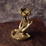 Variniai atgalinio srauto smilkalai degikliui Buddha Hand Lotus smilkalų bazė Eleganti&scaron;kas smilkalų laikiklis skirtas namų jogos aromaterapijos atsipalaidavimui B Lotus Buddha's hand
