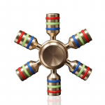 Žalvarinis Fidget Spinner Metalinis Vaivoryk&scaron;tinis Spinneris Varinis Guolinis Spinneris Autizmui Suaugusiems Stresui Mažinti Rankinis Spinneris Žaislas Spinneris