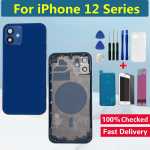 iPhone 12 Mini 12 Pro galinis baterijos dangtelis korpusas vidurinis rėmas iPhone 12 Pro Max galinis korpusas su CE Blue 12 ProMax