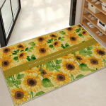 Plaunami neslystantys durų kilimėliai: Absorbuojantis Guminis Linas voniai, tualetui, virtuvei 80x120 cm