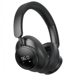 Bluetooth ausinės vir&scaron; ausų, lengvos, belaidės, stereo, sulankstomos kelionėms Package size:21*18.5*6cm juoda