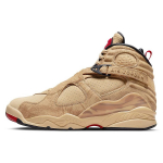 Rui Hachimura x Air Jordan 8 Retro SE Black Samurai Vyri&scaron;ki sportbačiai Tan Twine Gym-Red DO2496-700 38.5