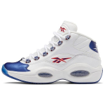 Reebok Question Mid Blue Toe 2022 Unisex sportbačiai Balti avalynės-Balti Klasikiniai-Kobalto GX0227 41 white