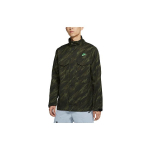 Nike Sportswear Essentials+ M65 Stovintis apykaklės ilgomis rankovėmis kamufliažinė striukė Vyri&scaron;ka striukė Impact-Green DD4663-355 L