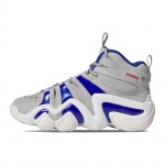 adidas Crazy 8 Dodgers Vyri&scaron;ki sportbačiai Pilki Karali&scaron;kos Mėlynos Spalvos Avalynė-Balta IG3737 41⅓