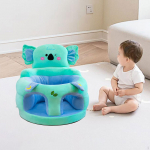 Infants Support Chair Learning to Sit Versatile Cartoon for Girls Boys Gift green pilka spalva