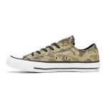 Converse All Star Ctas Ox Patogūs Neslystantys Patvarūs Lengvi Žemi Skate Batai Moteri&scaron;kas Kedas Auksinis Chaki Camouflage 559838C 35