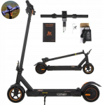 KuKirin S1 Max - Sulankstomas elektrinis paspirtukas - 350W variklis - 36V 10,4Ah baterija - Maks. 30 km/h - 8 colių ratai - Veikimo nuotolis 39 km
