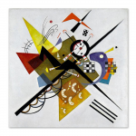 Obraz na pł&oacute;tnie abstrakcja wassily kandinsky 50x50 cm