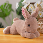 30-50cm Realisti&scaron;kas Pūkuotas Triu&scaron;io Pliu&scaron;inis Žaislas Tikrovi&scaron;kas Gyvūnas Zuikutis Miela Kūdikio Lėlė Simuliacinis Modelis Gimtadienio Dovana Kawaii Kambario Dekoracija 30cm