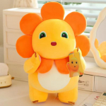 35cm Miniso Mielas Saulėgrąžos Pieno Drakono Pliu&scaron;inis Žaislas Kawaii Nailoninė Pagalvė Dekompresinis Kompanioninis Žaislas Gimtadienio &Scaron;ventės Dovana 35cm