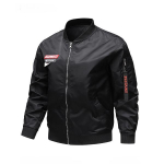 Pavasarinė ir rudeninė plius dydžio vyri&scaron;ka sportinio stiliaus kasdienė striukė su stačia apykakle poroms MA01 piloto vyri&scaron;ka beisbolo uniformos striukė XXXXXL &scaron;viesiai pilka spalva